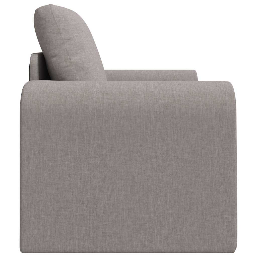 Sofa Bed Taupe 98 x 71 x 83 cm Fabric