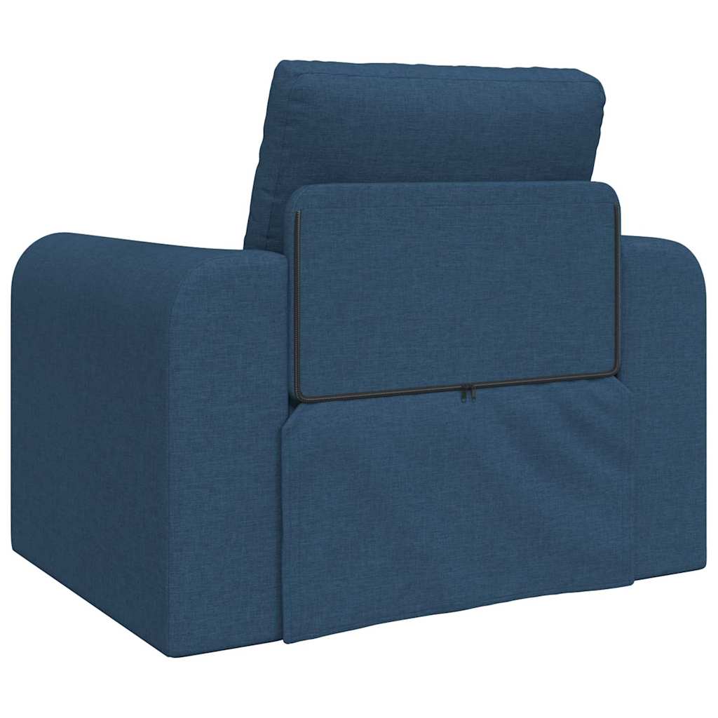 Sofa Bed Blue 98 x 71 x 83 cm Fabric