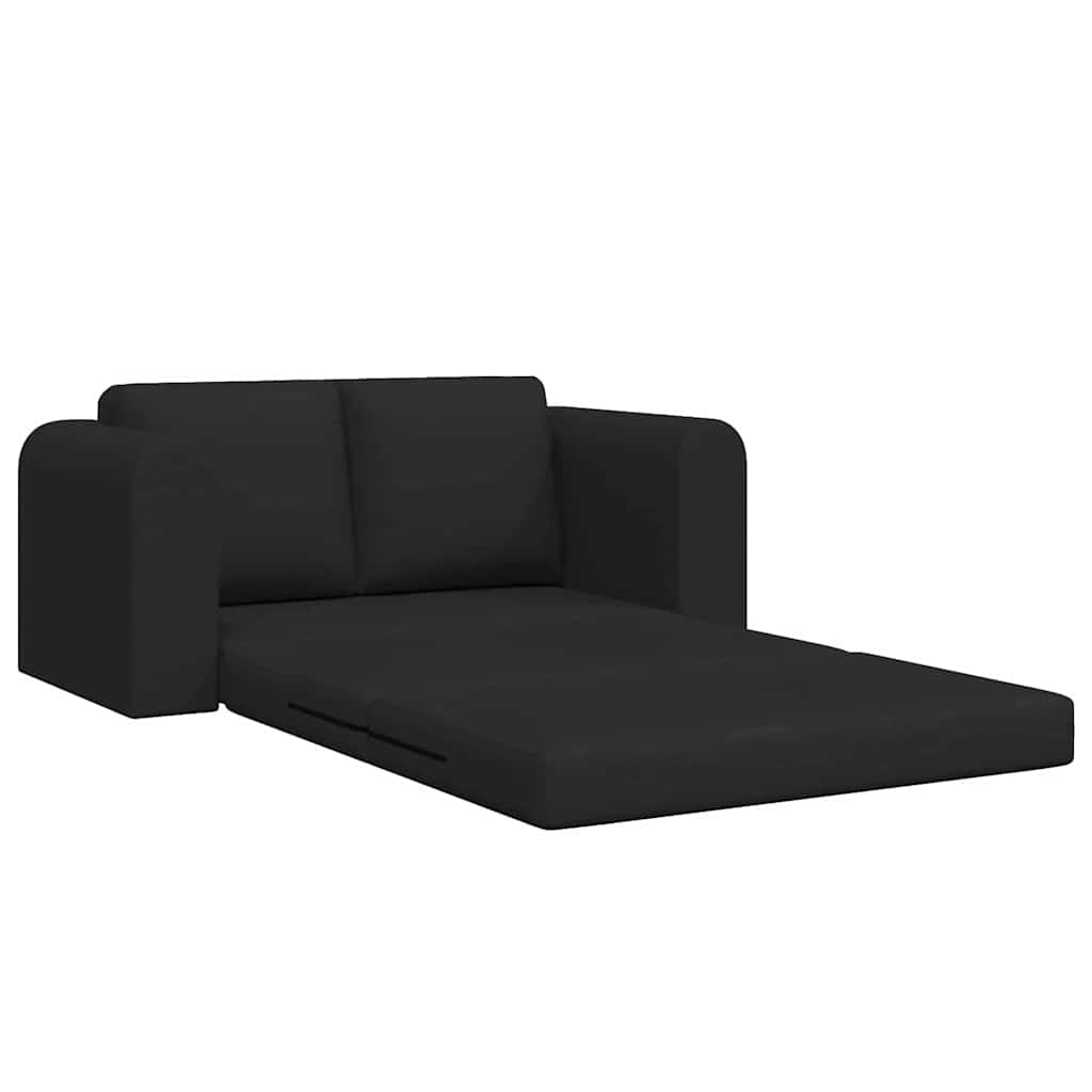 Sofa Bed Black 148 x 71 x 83 cm Fabric