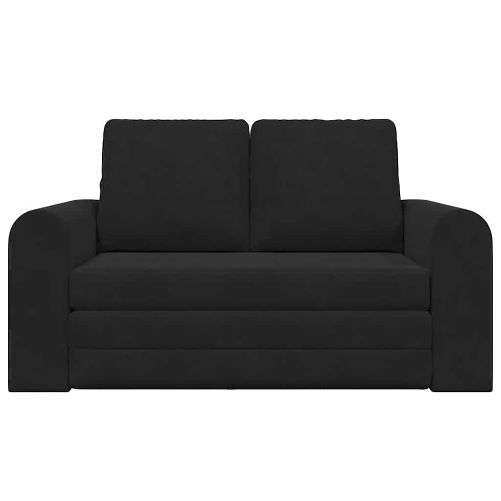 Sofa Bed Black 148 x 71 x 83 cm Velvet