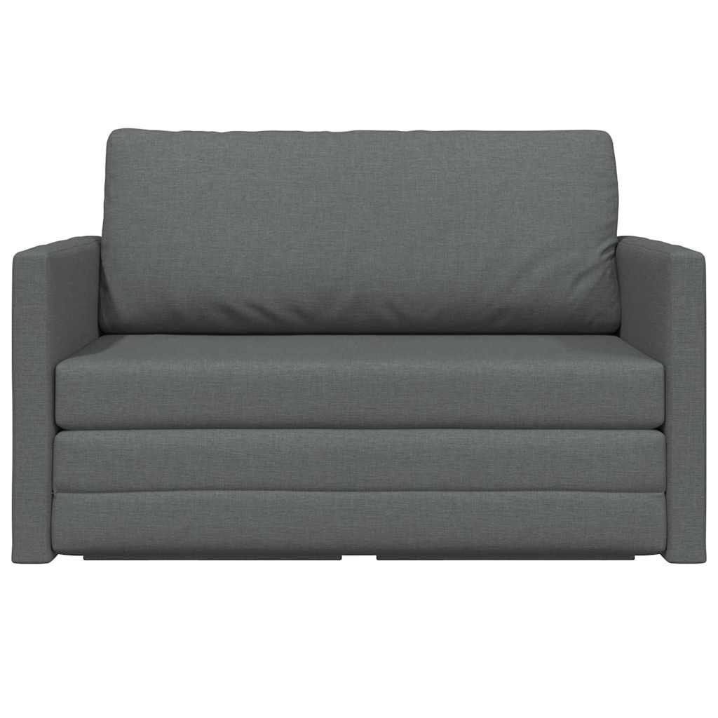 Sofa Bed Dark grey 124 x 71 x 78 cm Fabric
