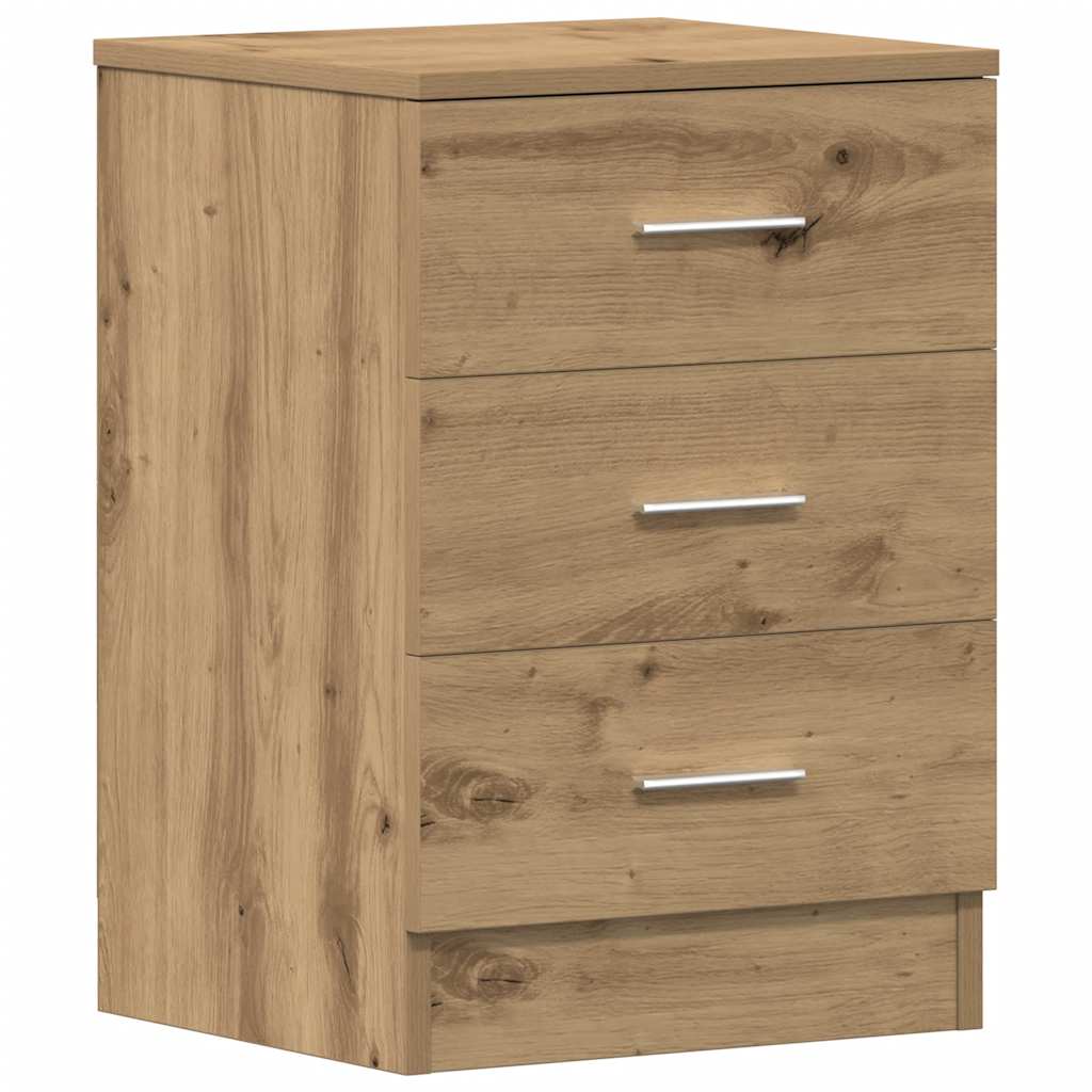 Bedside Cabinet Artisan Oak 38x35x55 cm Engineered Wood