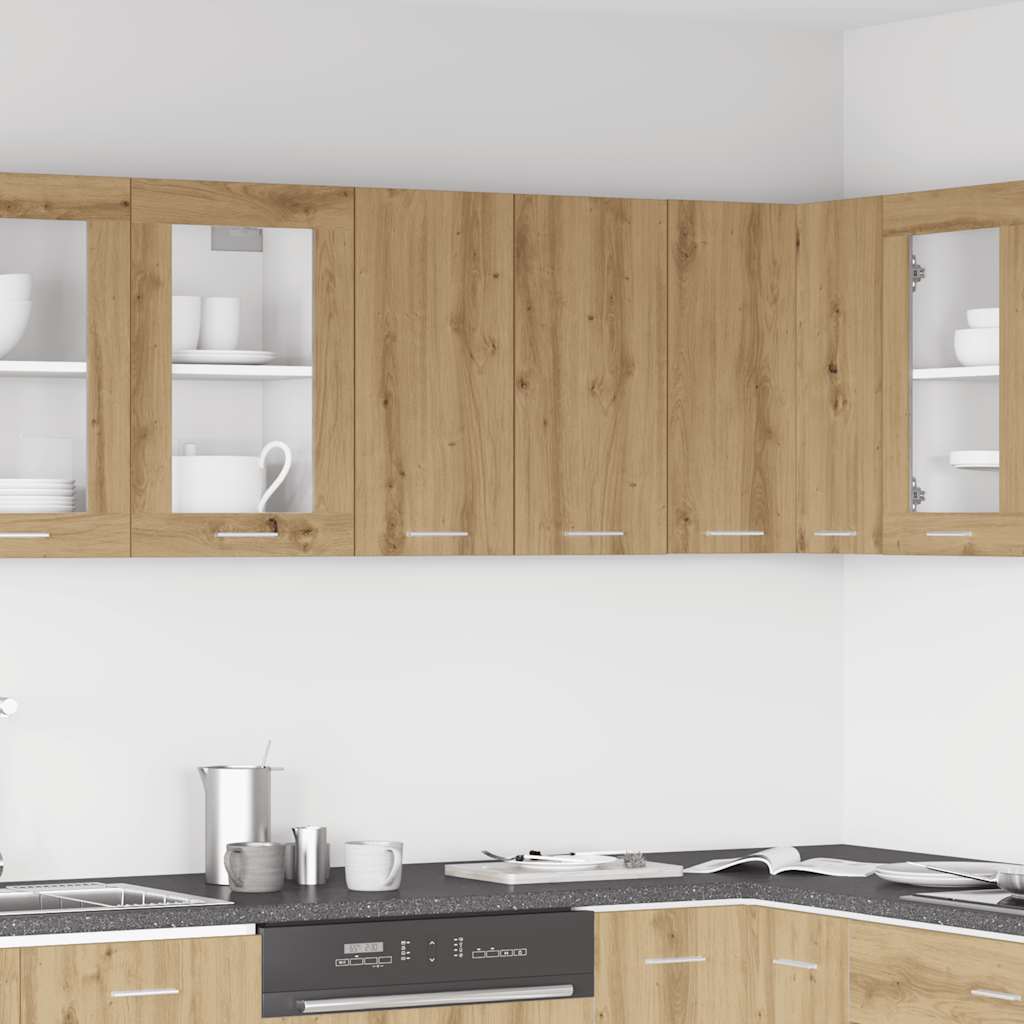 Kitchen Wall Cabinet Lyon Artisan Oak 60x31x60 cm Engineered Wood