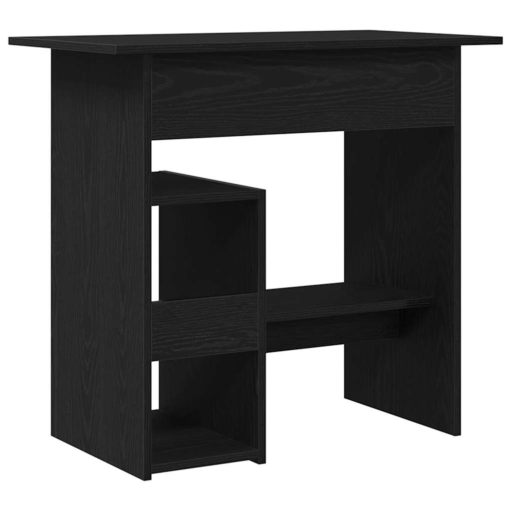 Desk Black Oak 80x45x74 cm Engineered Wood