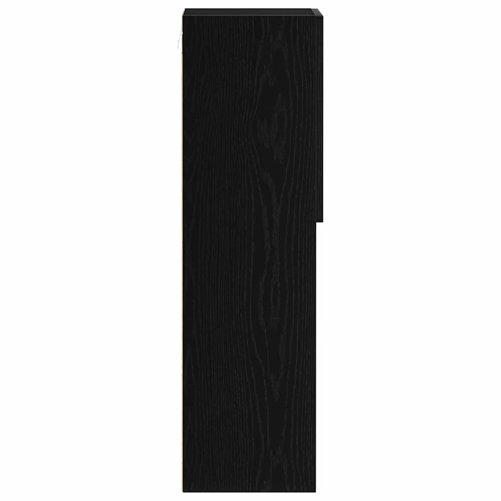 TV Cabinet 2 pcs Black 30.5 x 30 x 102 cm Engineered wood