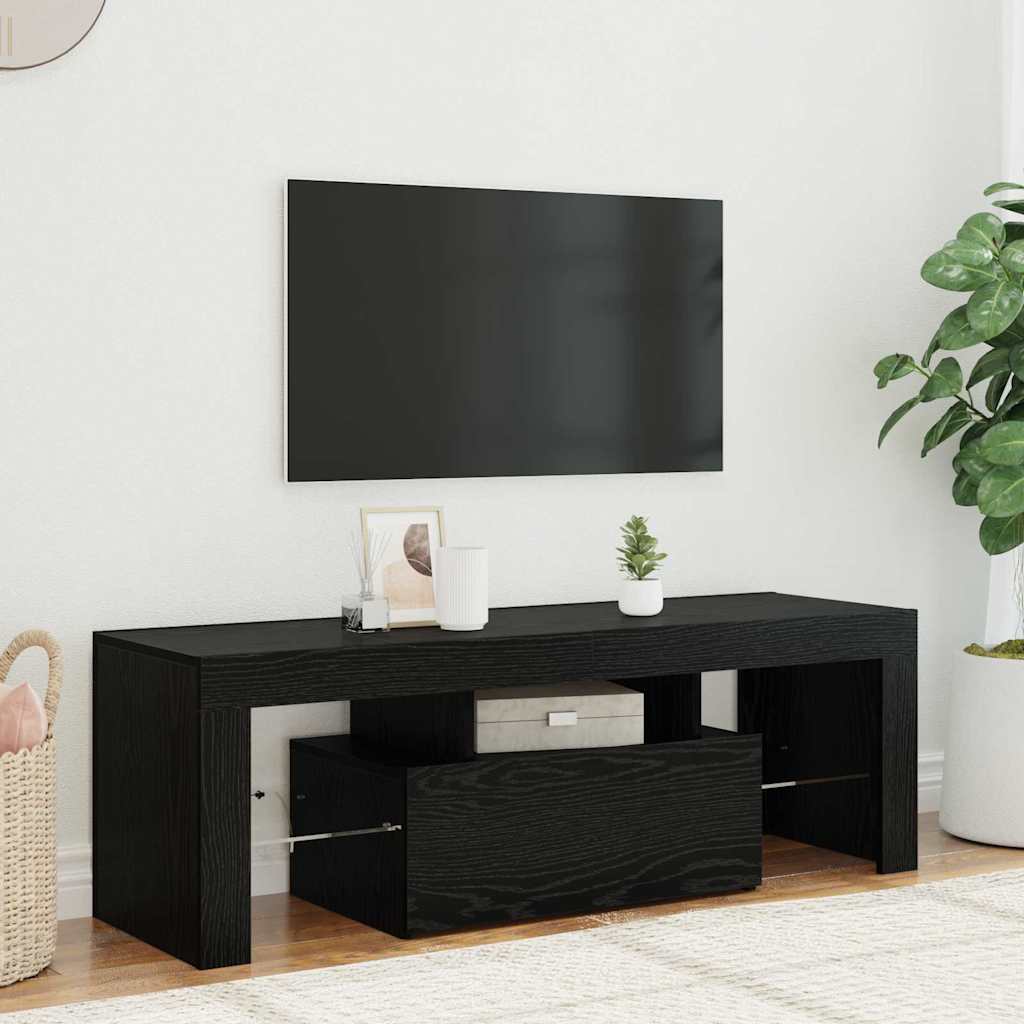 TV Cabinet Black 120 x 35 x 40 cm Engineered wood