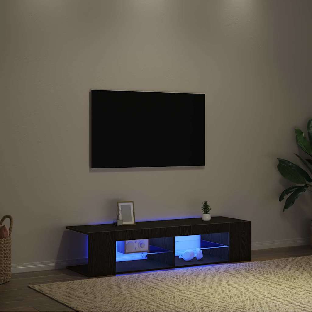 TV Cabinet Black 135 x 39 x 30 cm Engineered wood