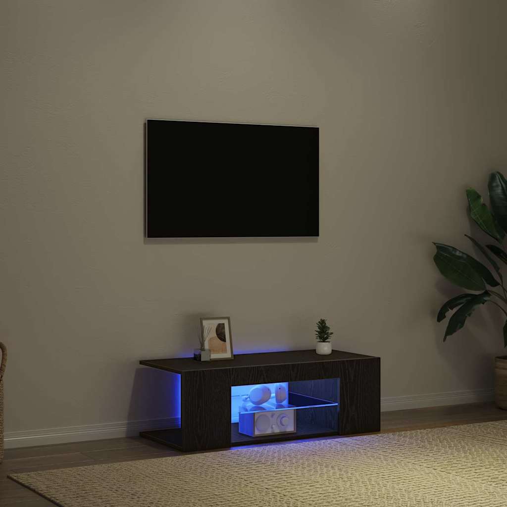 TV Cabinet Black 90 x 39 x 30 cm Engineered wood