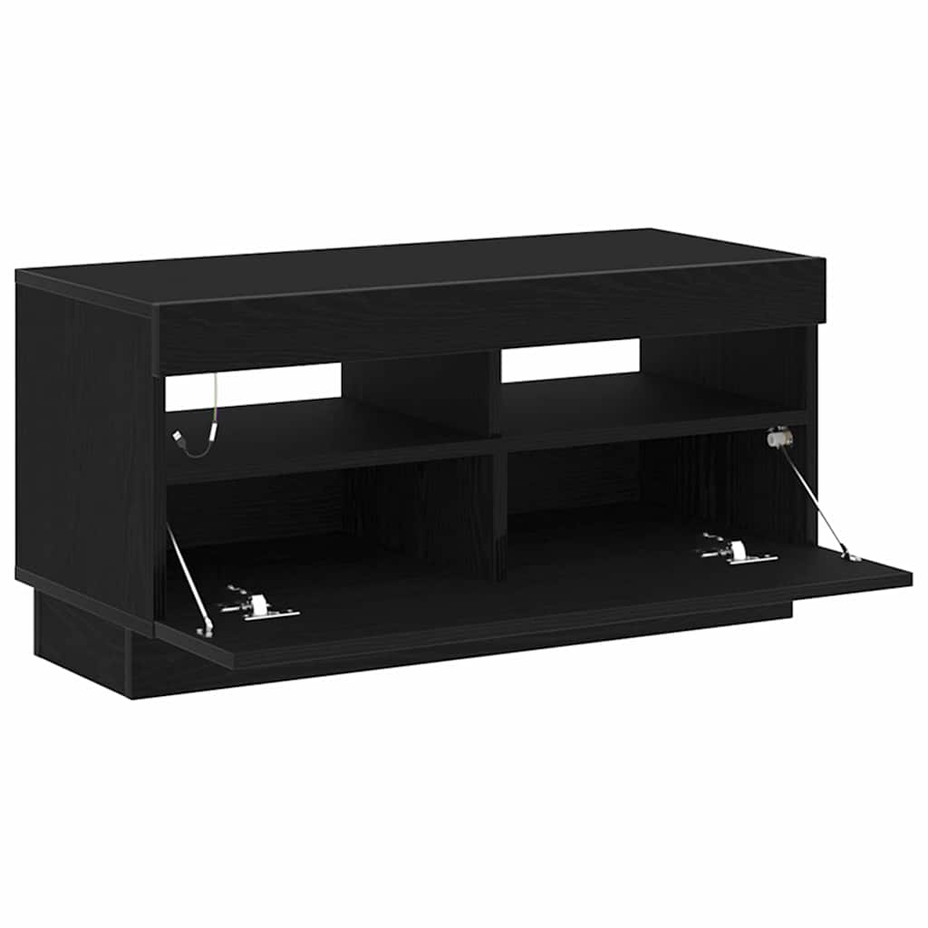 TV Cabinet Black 80 x 35 x 40 cm Engineered wood