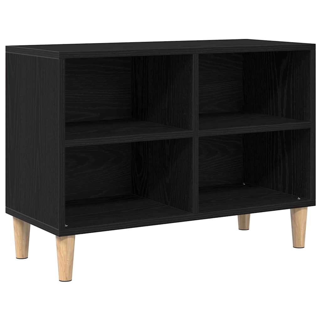 TV Cabinet Black 69.5 x 30 x 50 cm Engineered wood