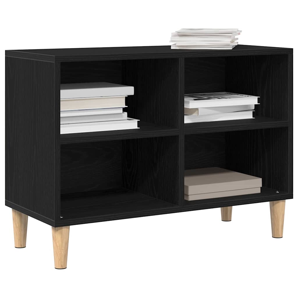 TV Cabinet Black 69.5 x 30 x 50 cm Engineered wood