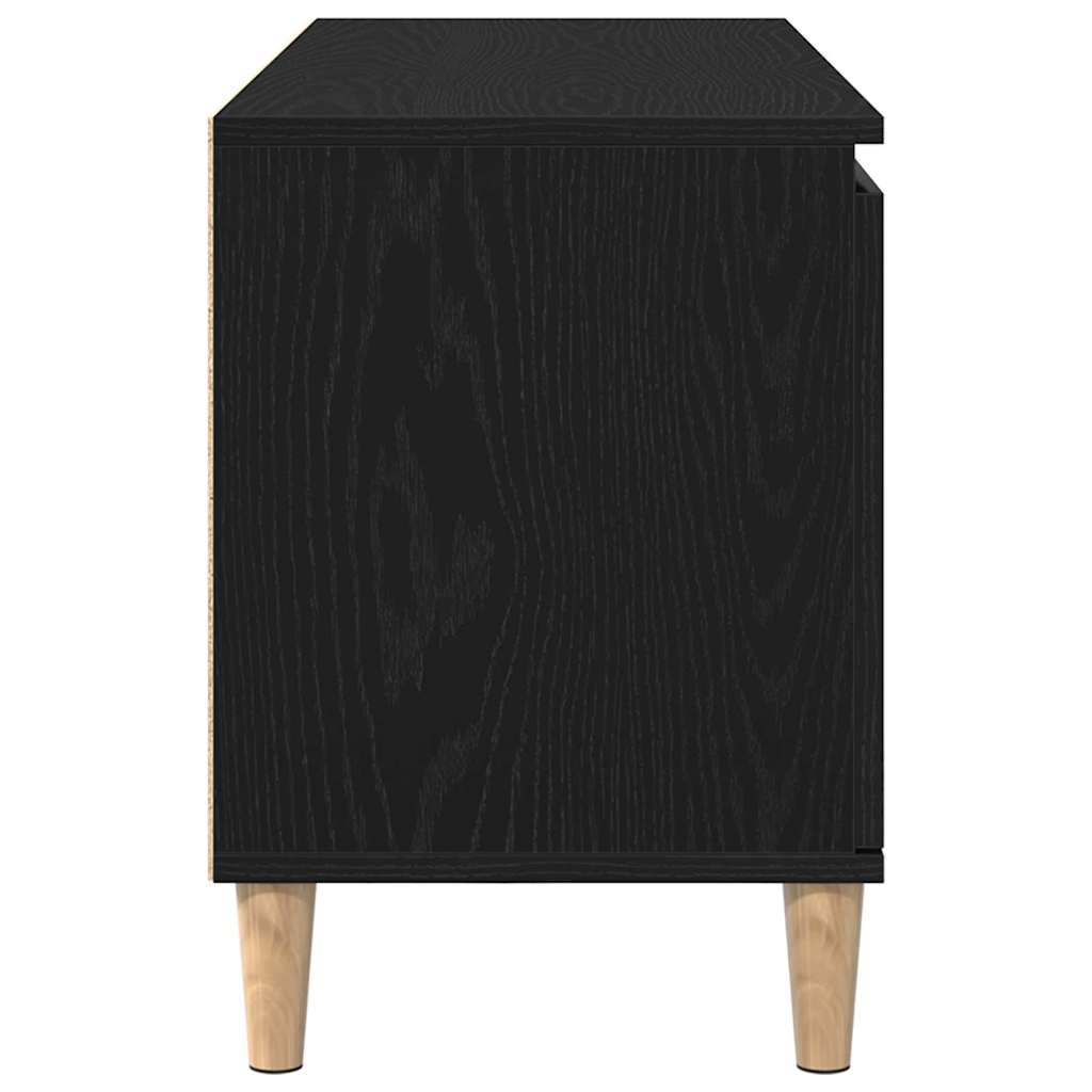 TV Cabinet Black 102 x 35 x 50 cm Engineered wood