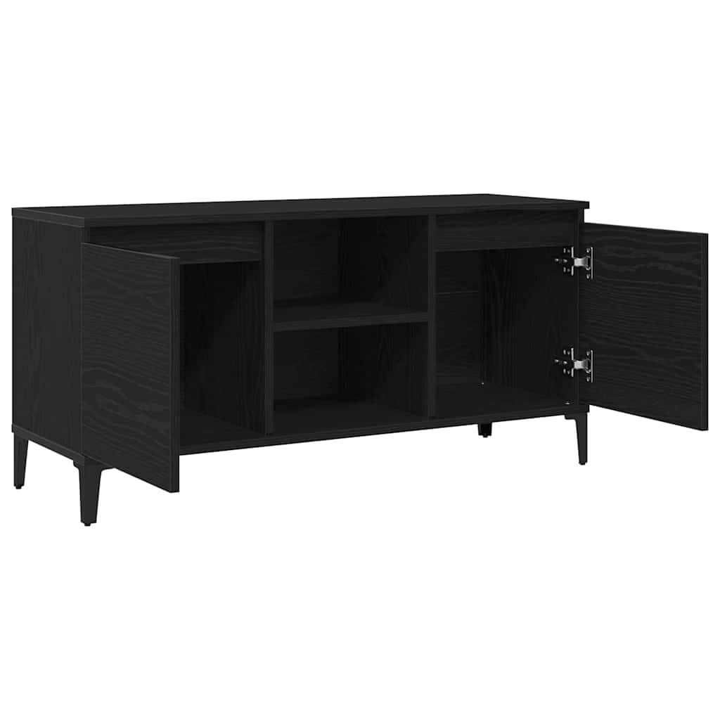 TV Cabinet Black 102 x 35 x 50 cm Engineered wood