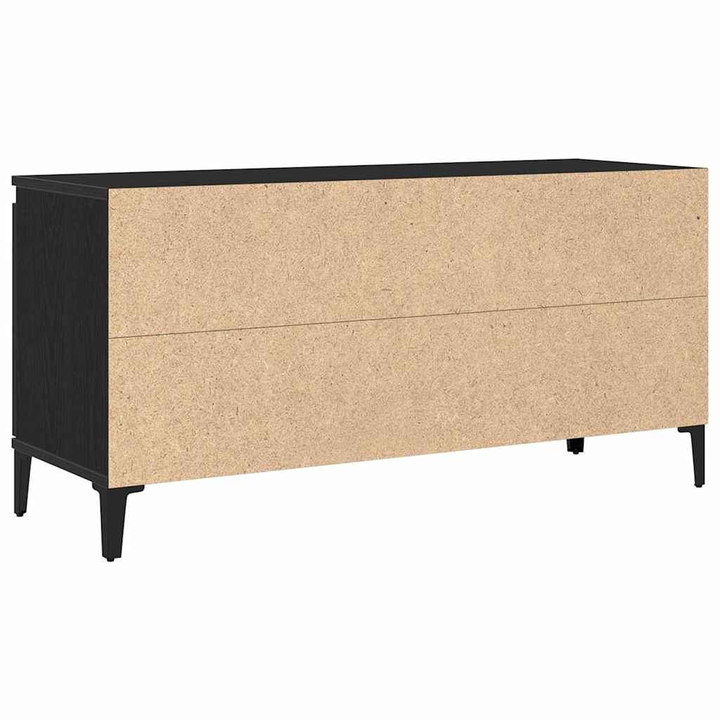 TV Cabinet Black 102 x 35 x 50 cm Engineered wood