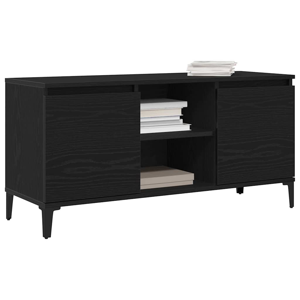 TV Cabinet Black 102 x 35 x 50 cm Engineered wood