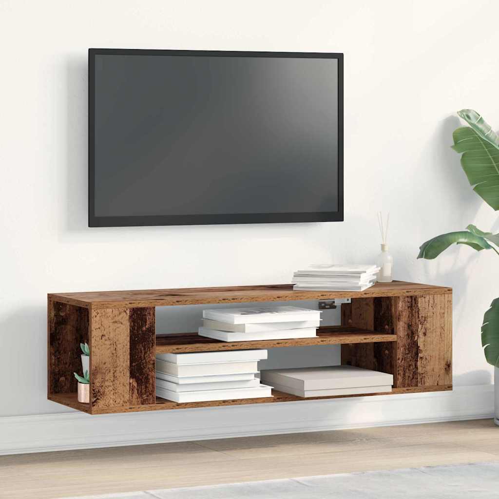 TV Cabinet Brown 100 x 30 x 26.5 cm Engineered wood