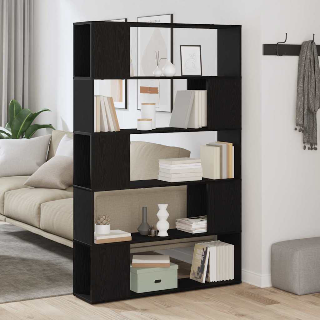 Entertainment Center Black 100 x 24 x 155 cm Engineered wood