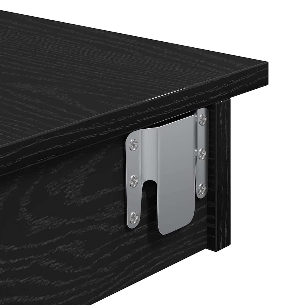 Wall Bar Table Black oak 102 x 55 x 103.5 cm Engineered wood