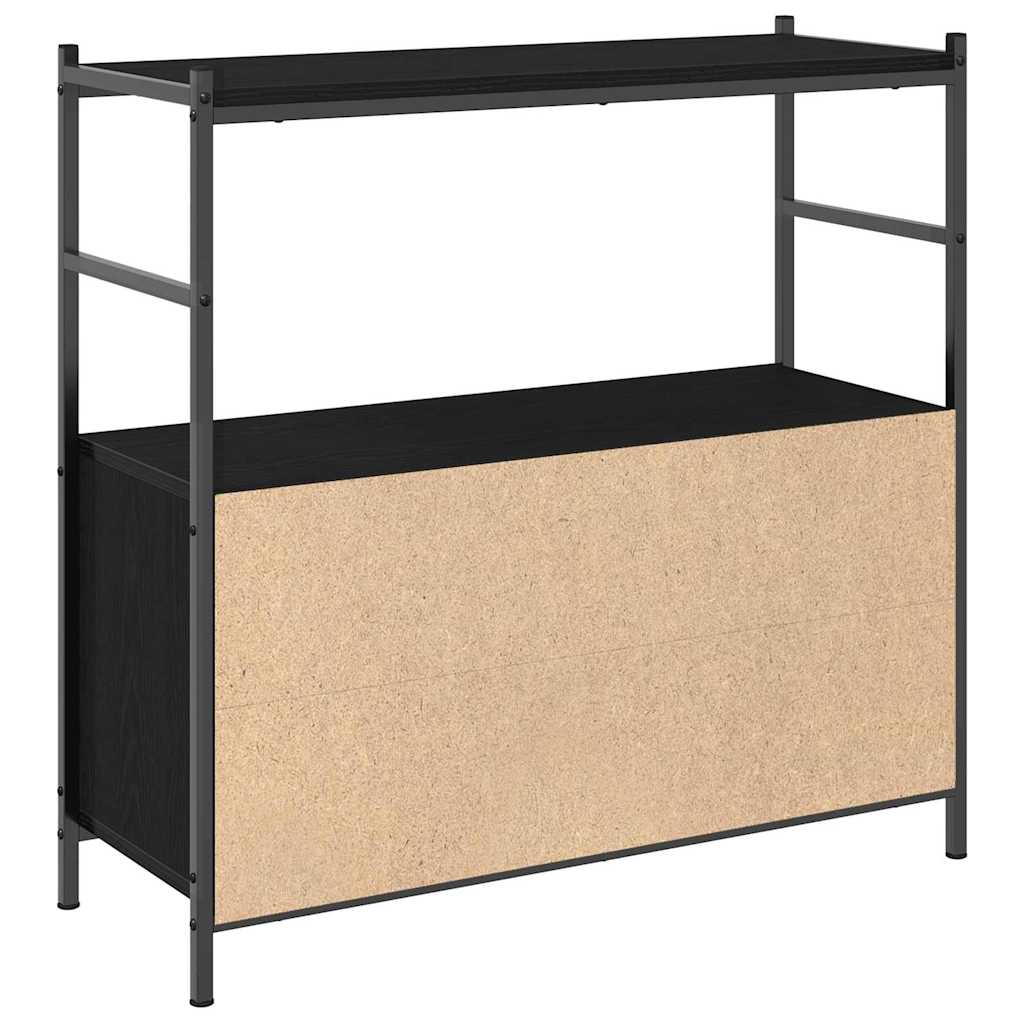 Bookshelf Black oak 80 x 30 x 78.5 cm Engineered Wood