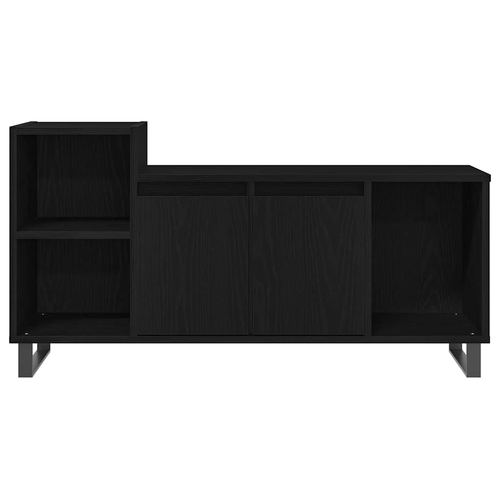 TV Cabinet Black oak 100 x 35 x 55 cm Engineered wood