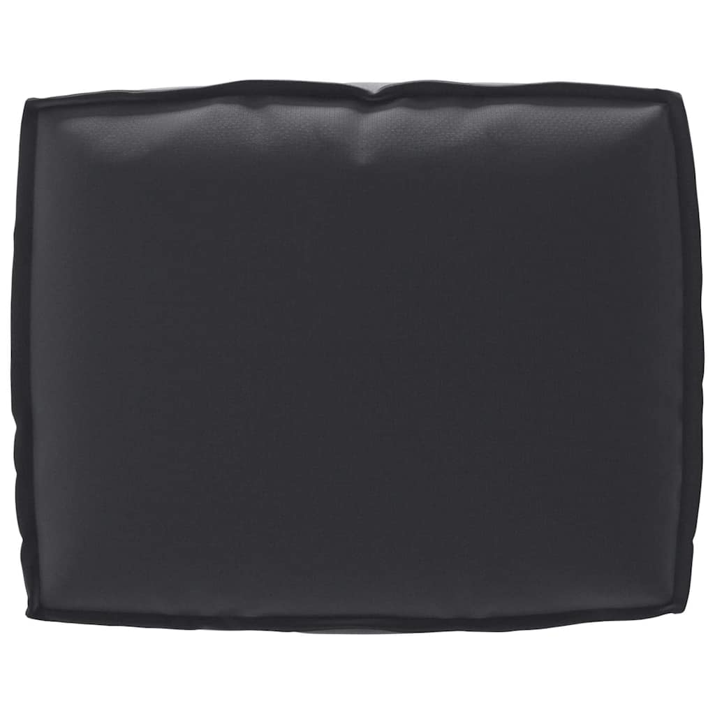 Pallet Cushion for Backrest Black 50 x 40 x 12 cm Oxford fabric
