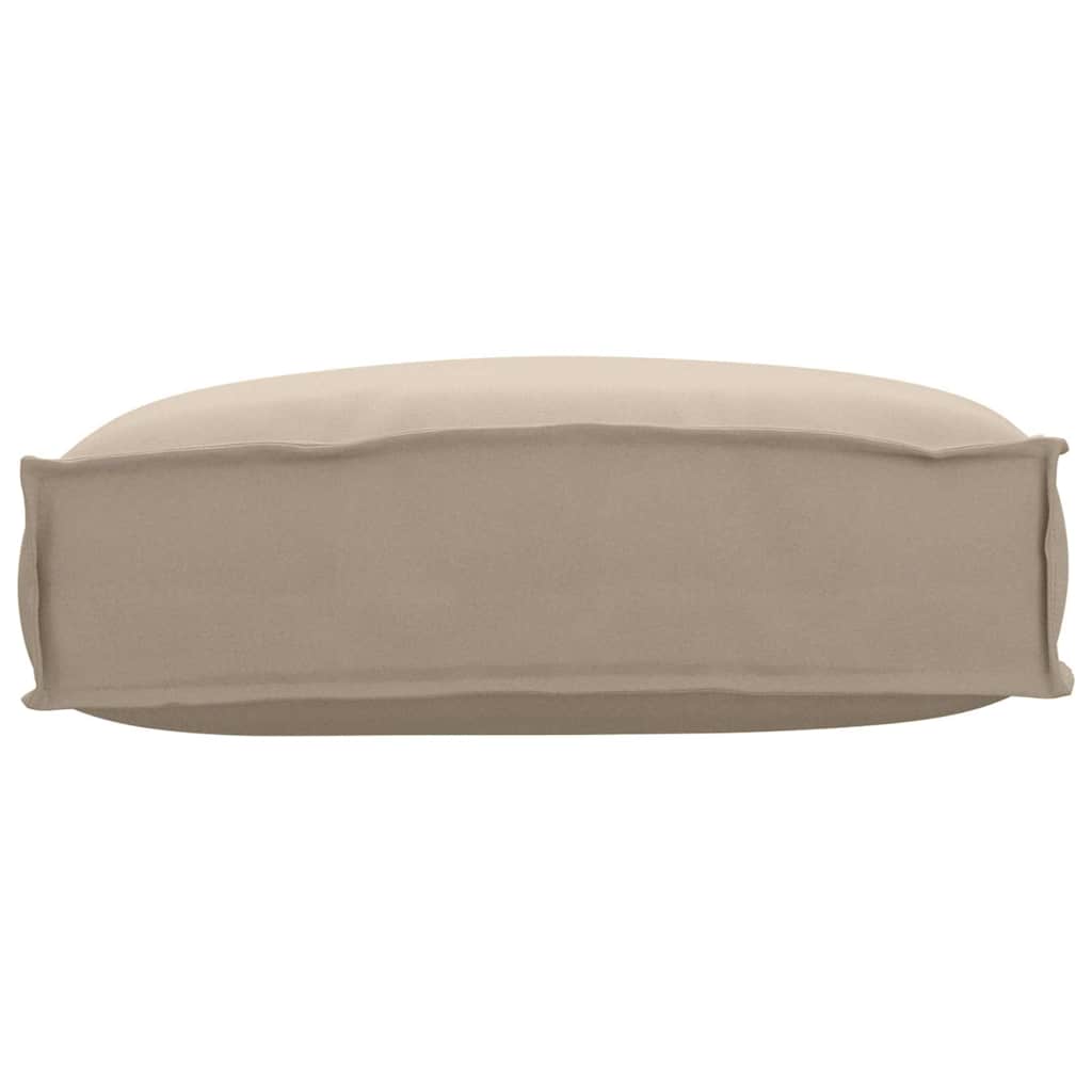 Pallet Cushion for Backrest Taupe 50 x 40 x 12 cm Oxford fabric
