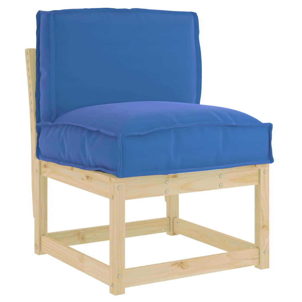 Pallet Cushion for Backrest Royal blue 50 x 40 x 12 cm