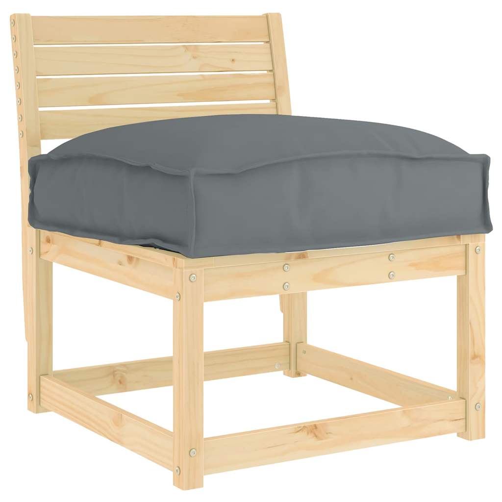 Pallet Cushion for suitable for Seat Anthracite 50 x 50 x 12 cm