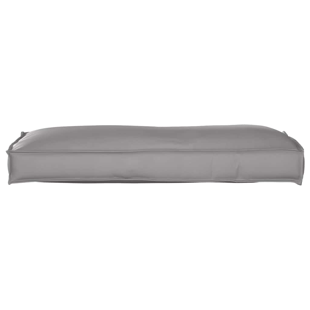 Pallet Cushion for Backrest Grey 120 x 40 x 12 cm Oxford fabric