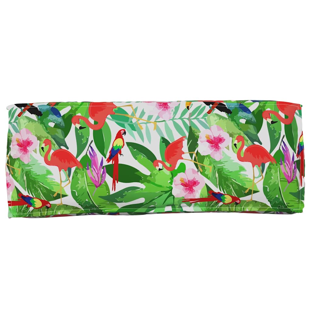 Pallet Cushion for Backrest Floral Multicolour 120 x 40 x 12 cm