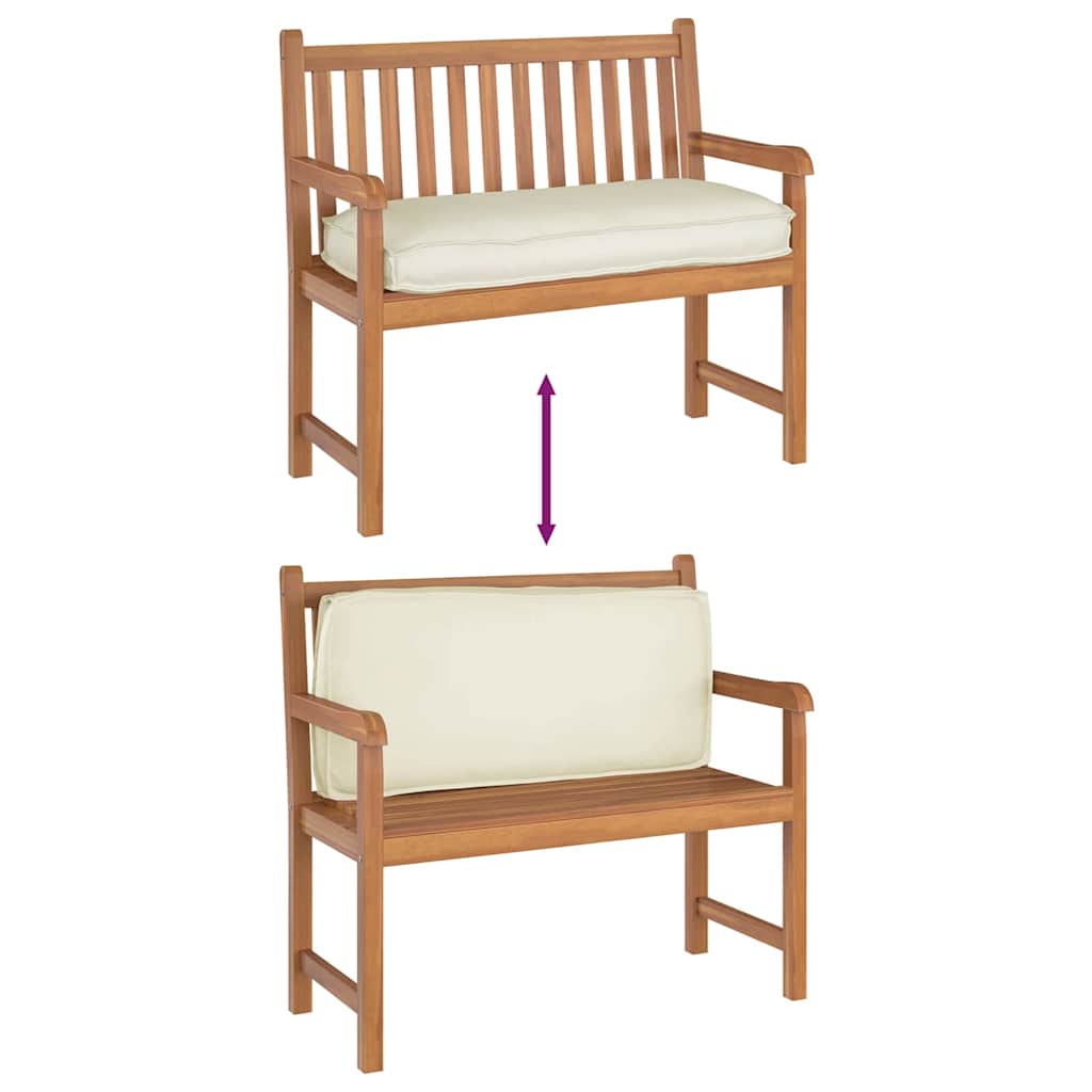 Pallet Cushion for suitable for Seat / Backrest with Pillow Cream