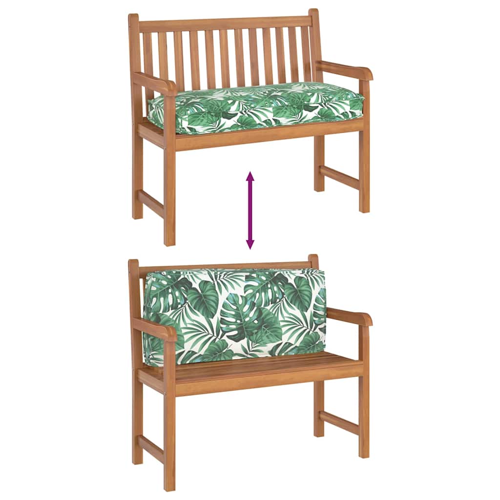 Pallet Cushion for suitable for Seat / Backrest Leaf pattern