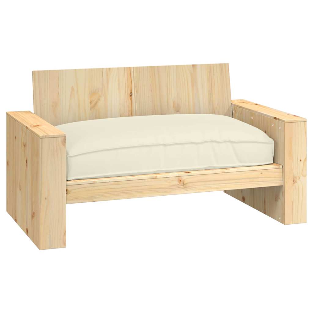 Pallet Cushion for suitable for Seat Cream 120 x 80 x 12 cm