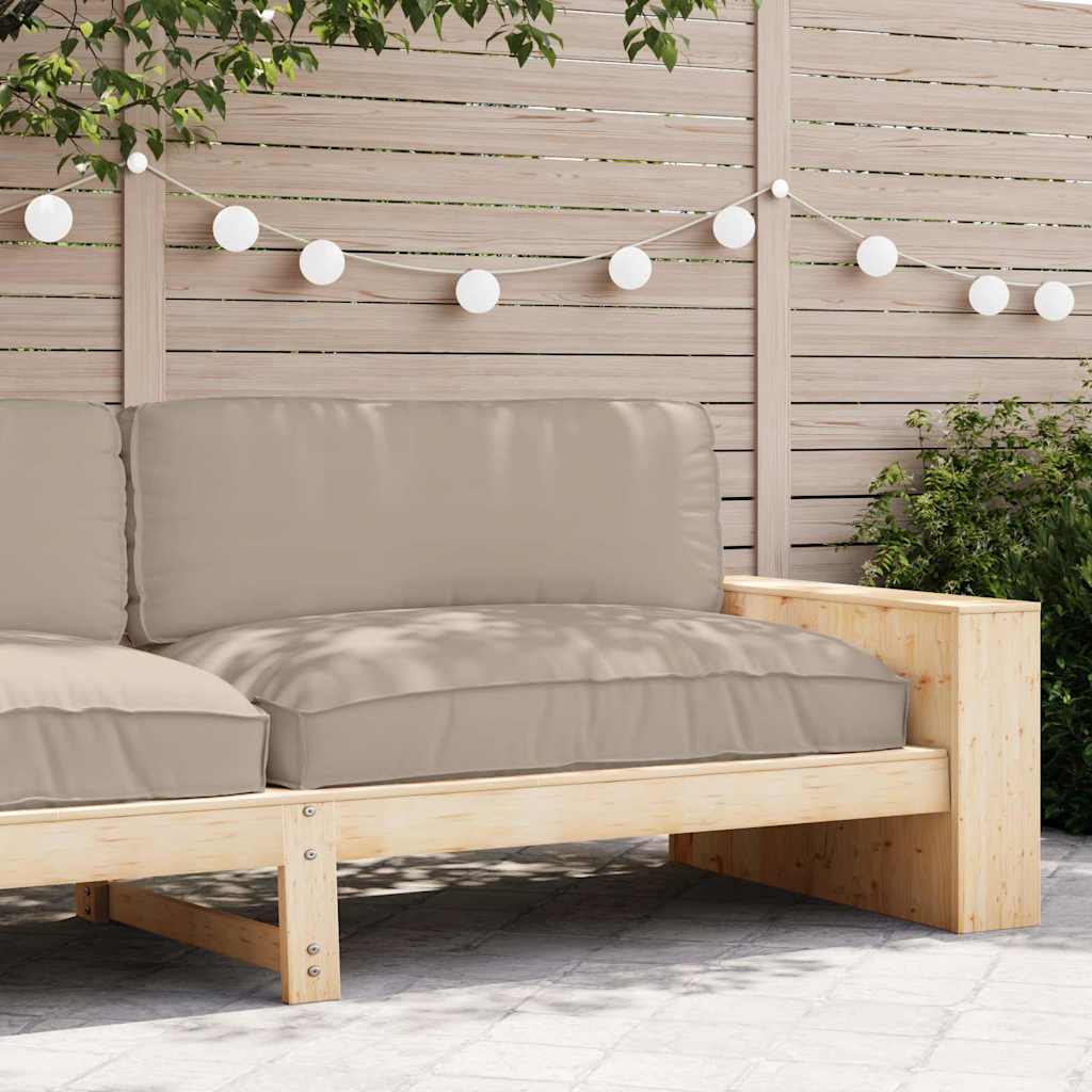 Pallet Cushion for suitable for Seat Taupe 120 x 80 x 12 cm