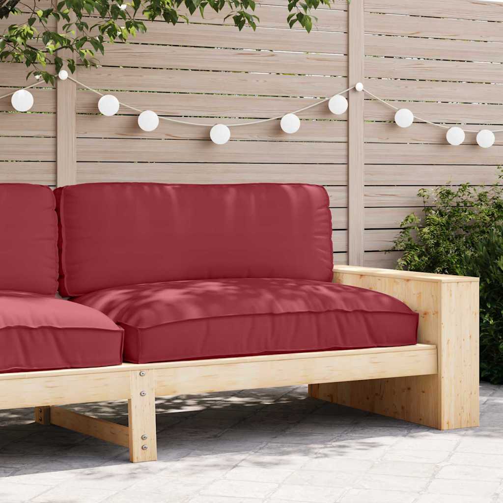 Pallet Cushion for suitable for Seat Wine Red 120 x 80 x 12 cm