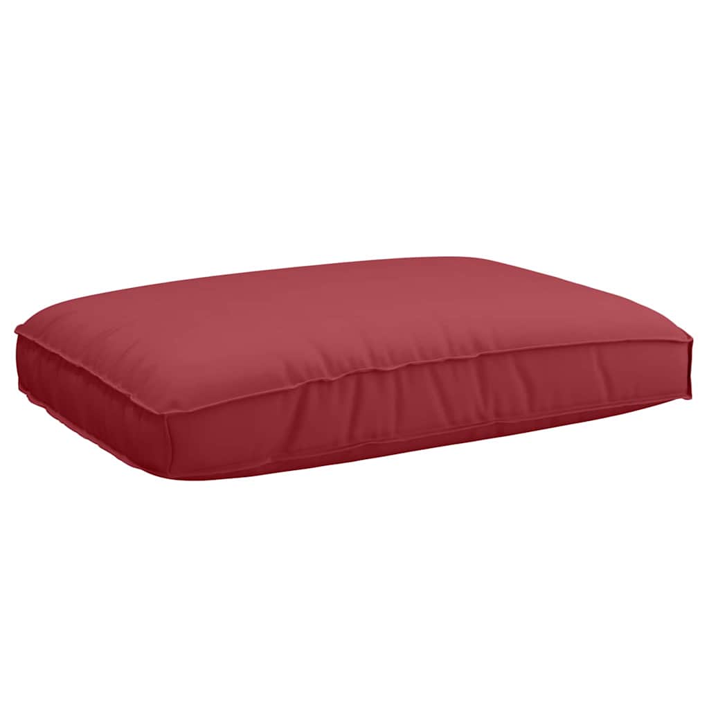 Pallet Cushion for suitable for Seat Wine Red 120 x 80 x 12 cm