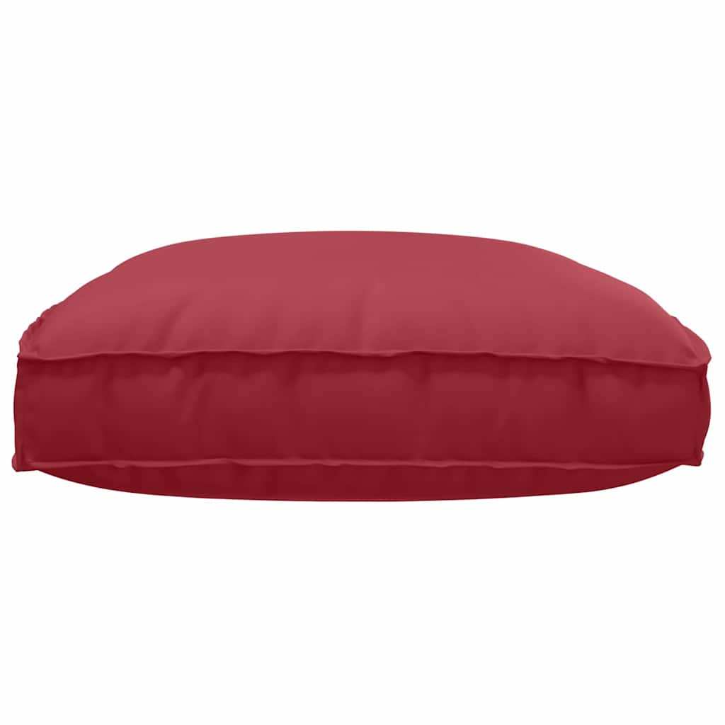 Pallet Cushion for suitable for Seat Wine Red 120 x 80 x 12 cm