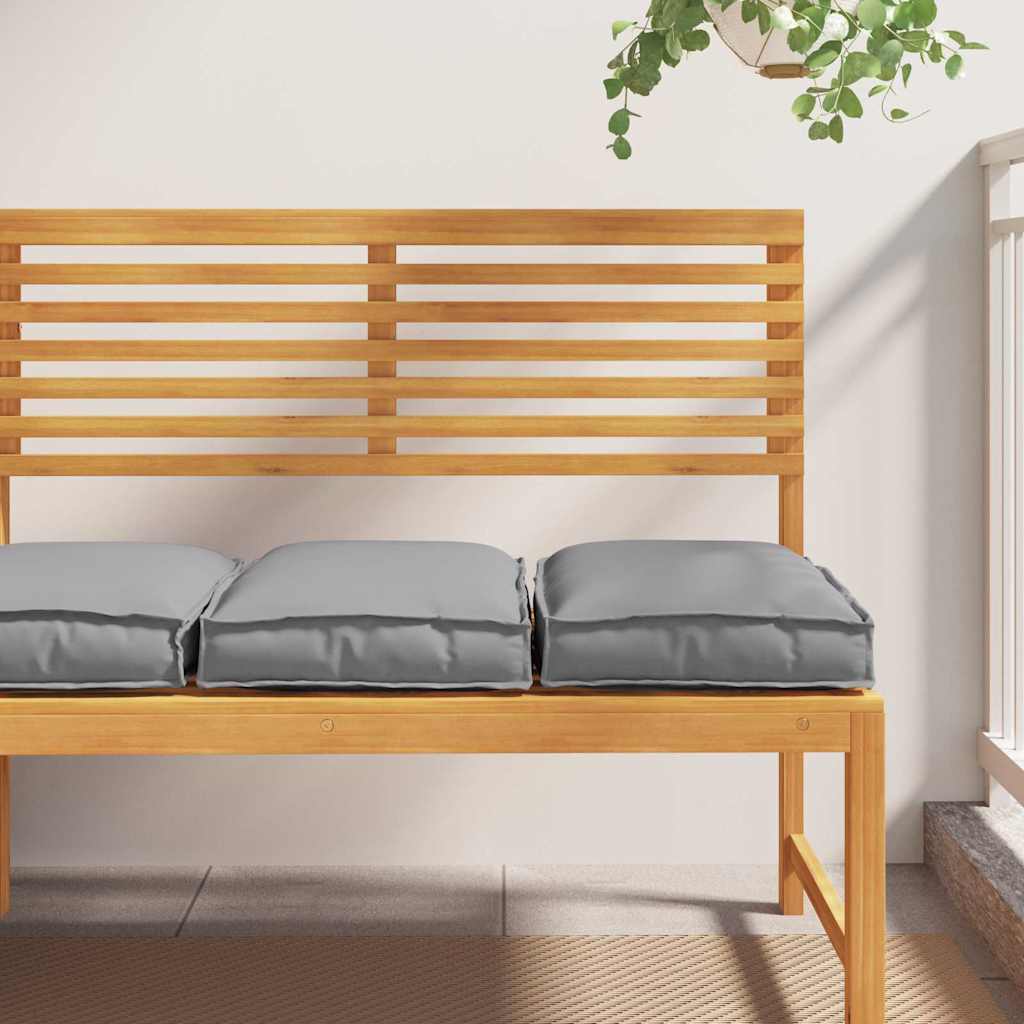 Pallet Cushion for suitable for Seat 2 pcs Grey 40 x 40 x 8 cm