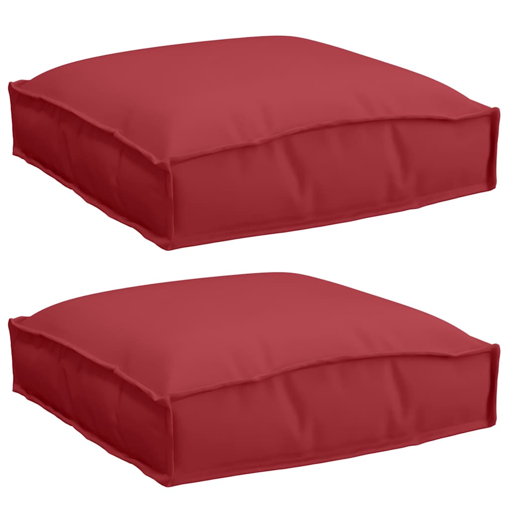 Pallet Cushion for suitable for Seat 2 pcs Wine Red