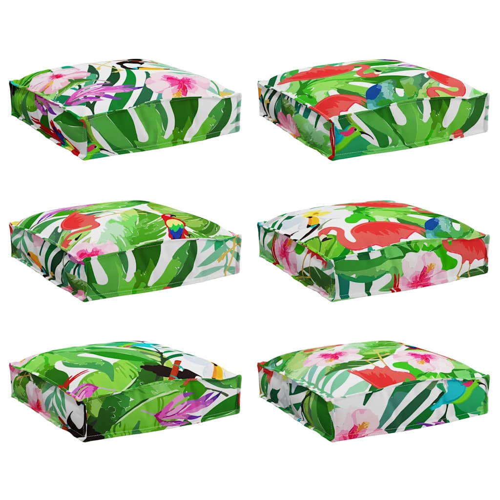 Pallet Cushion for suitable for Seat Floral 6 pcs Multicolour