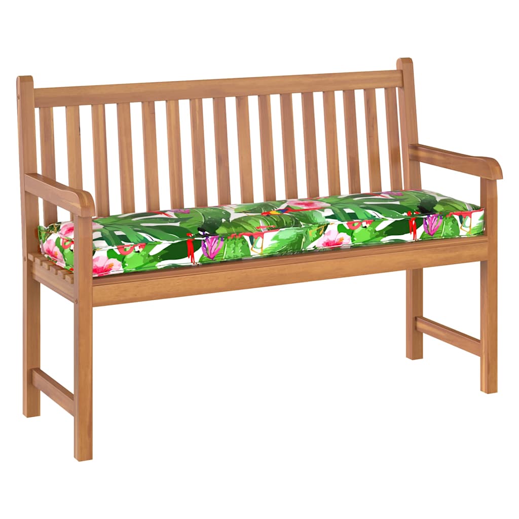Pallet Cushion for Bench Floral Multicolour 140 x 40 x 8 cm
