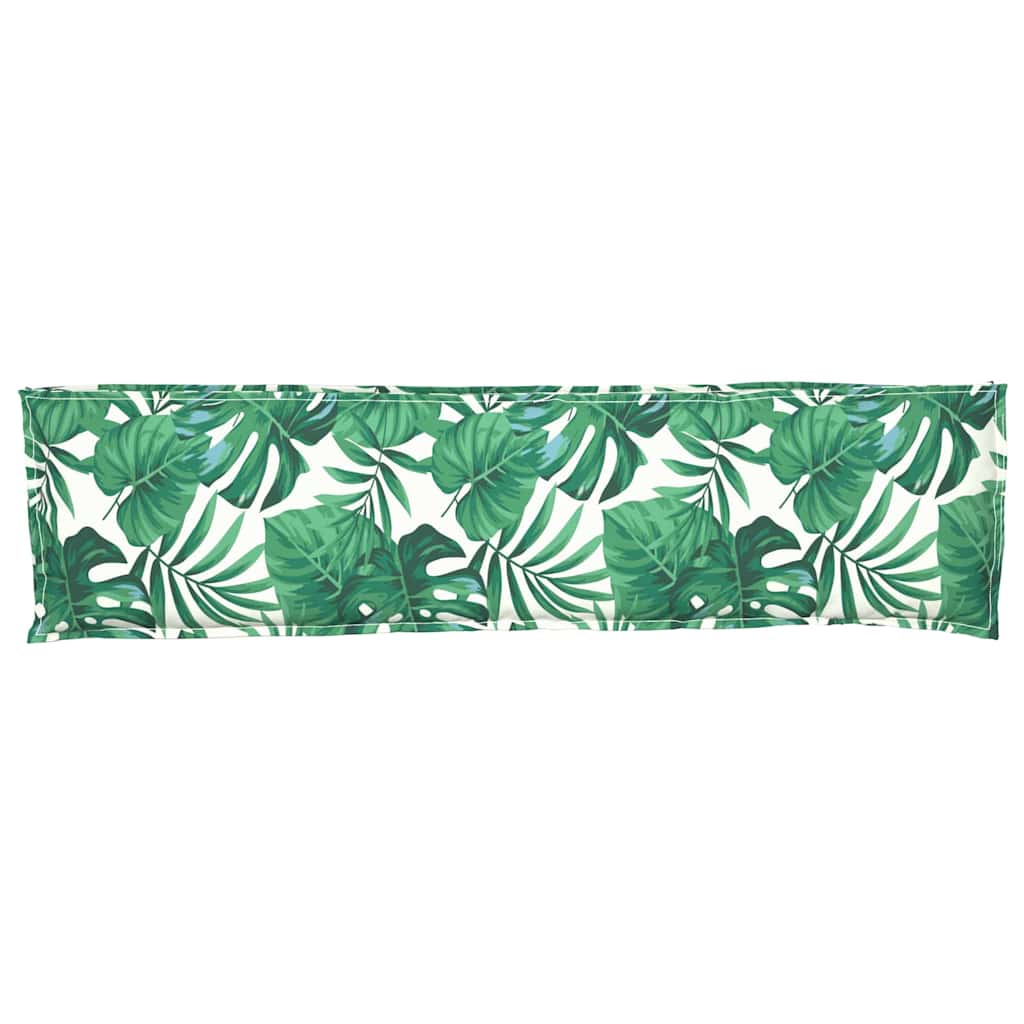 Pallet Cushion for Bench Floral Leaf pattern 150 x 40 x 8 cm