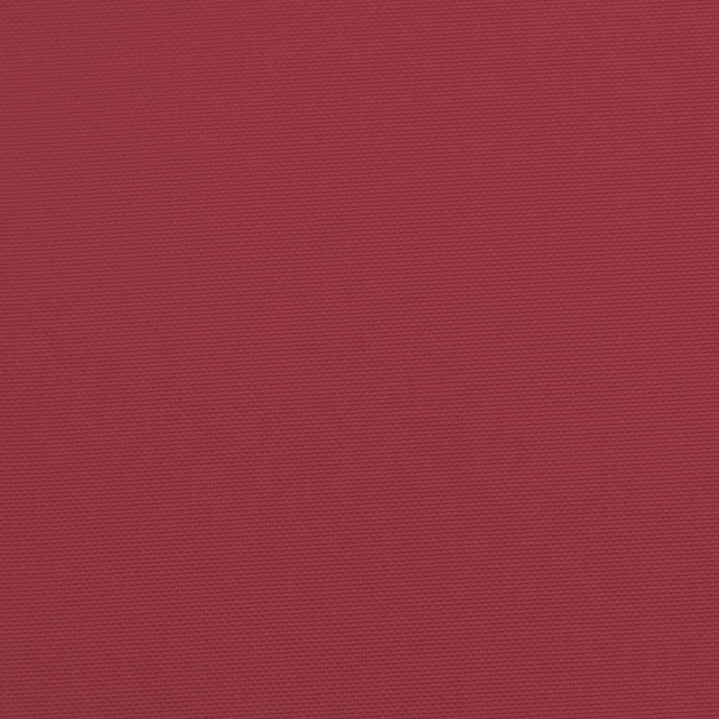 Pallet Cushion Wine red 200 x 40 x 8 cm Oxford fabric