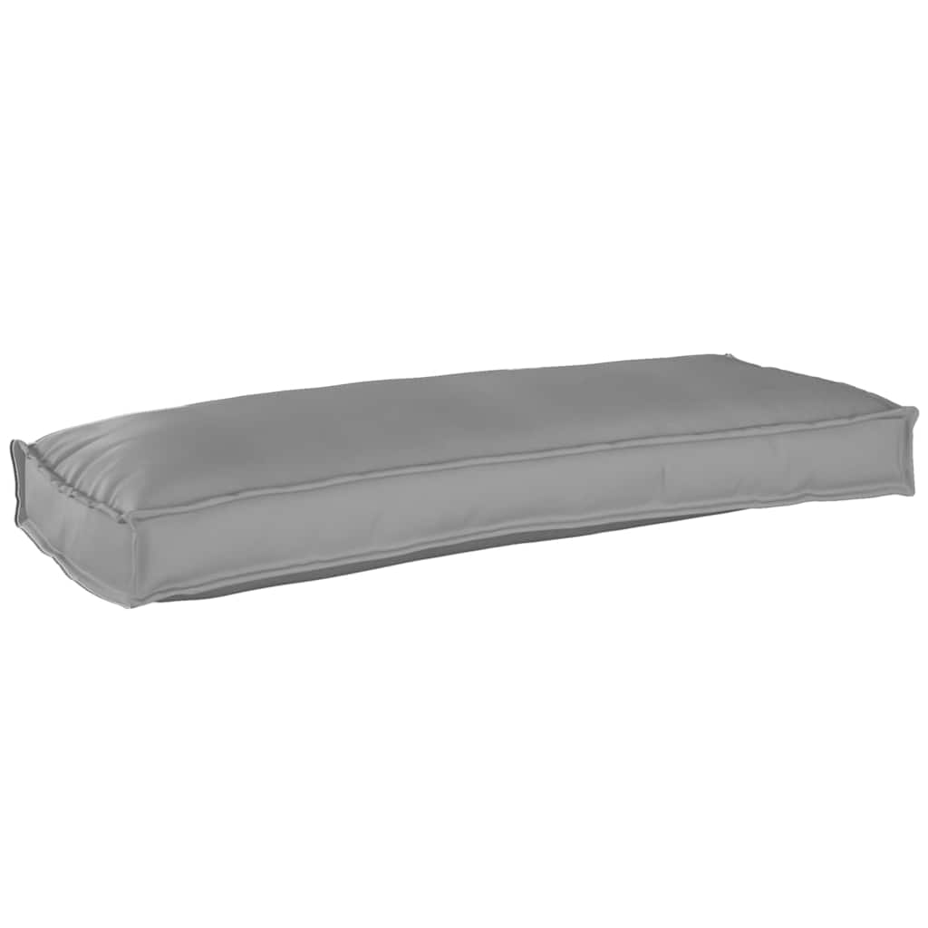 Pallet Cushion Set 2 pcs Grey 100 x 40 x 8 cm Oxford fabric
