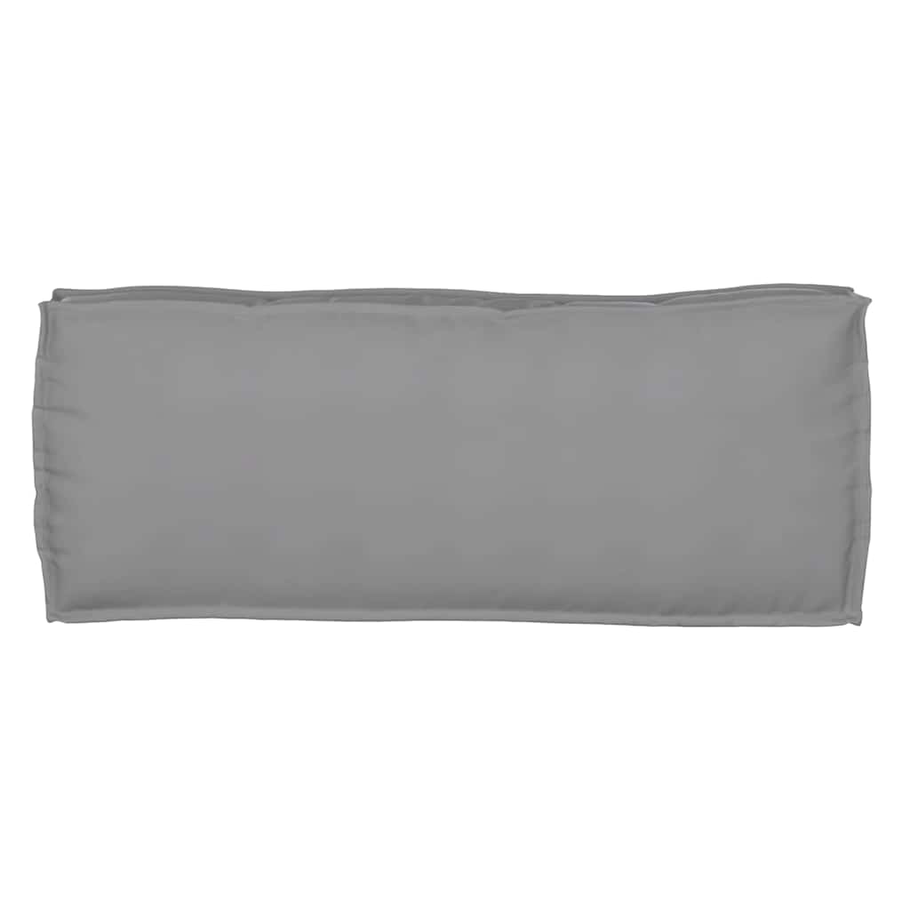 Pallet Cushion Set 2 pcs Grey 100 x 40 x 8 cm Oxford fabric
