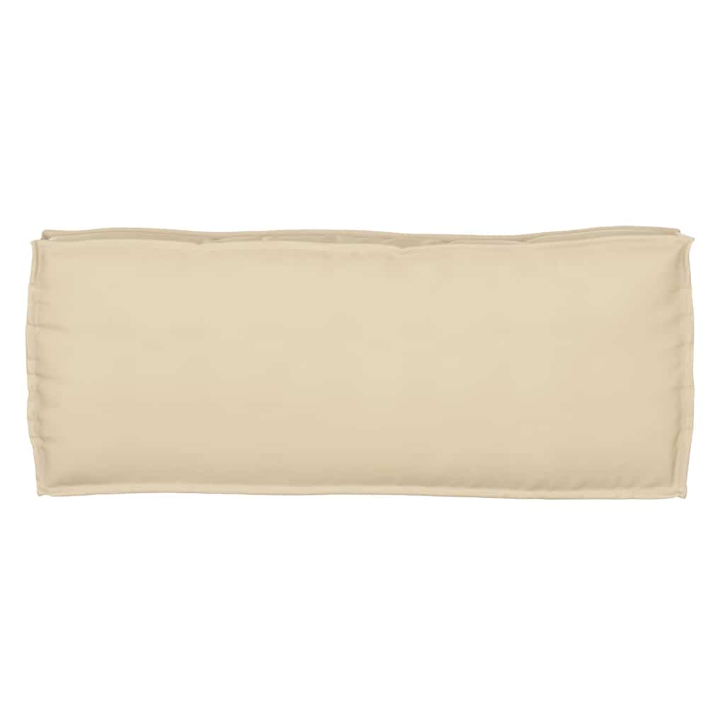 Pallet Cushion Set 2 pcs Beige 100 x 40 x 8 cm Oxford fabric