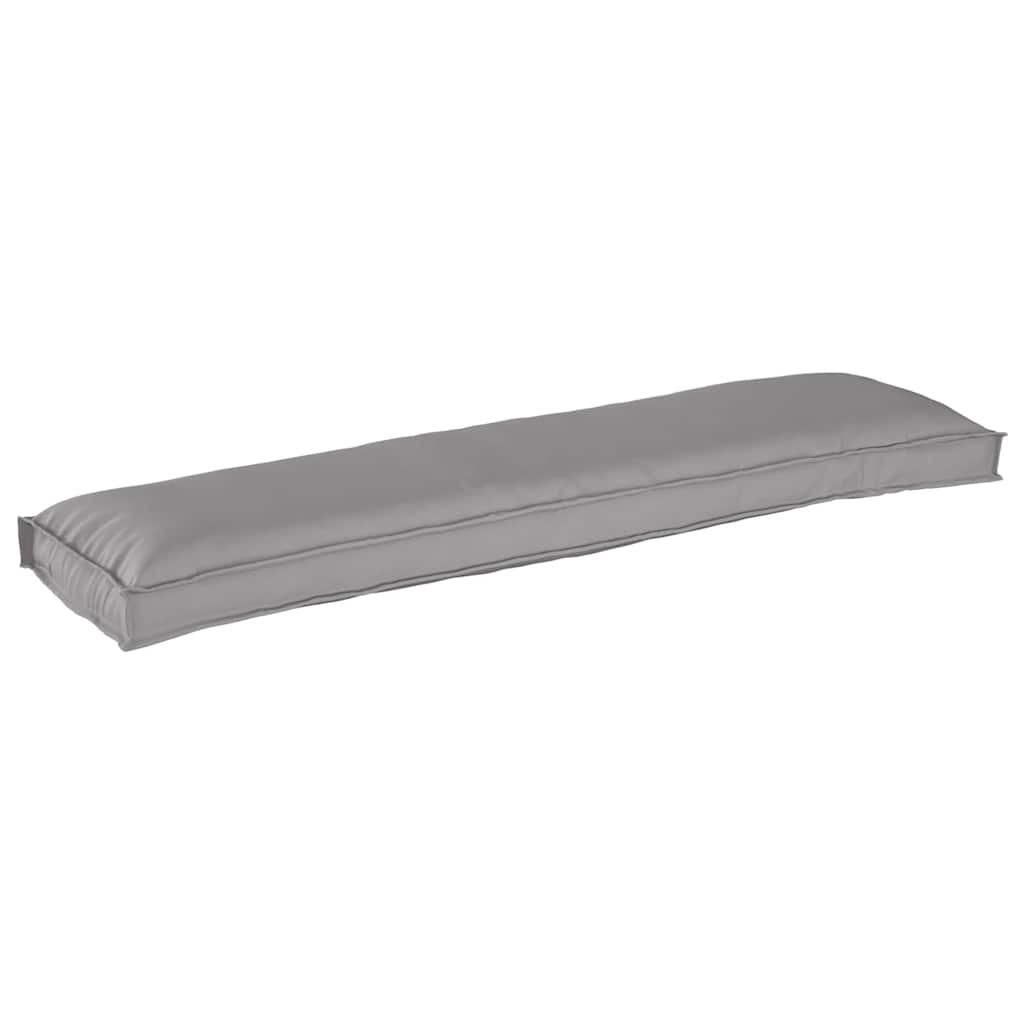 Pallet Cushion Set 2 pcs Grey 150 x 40 x 8 cm Oxford fabric