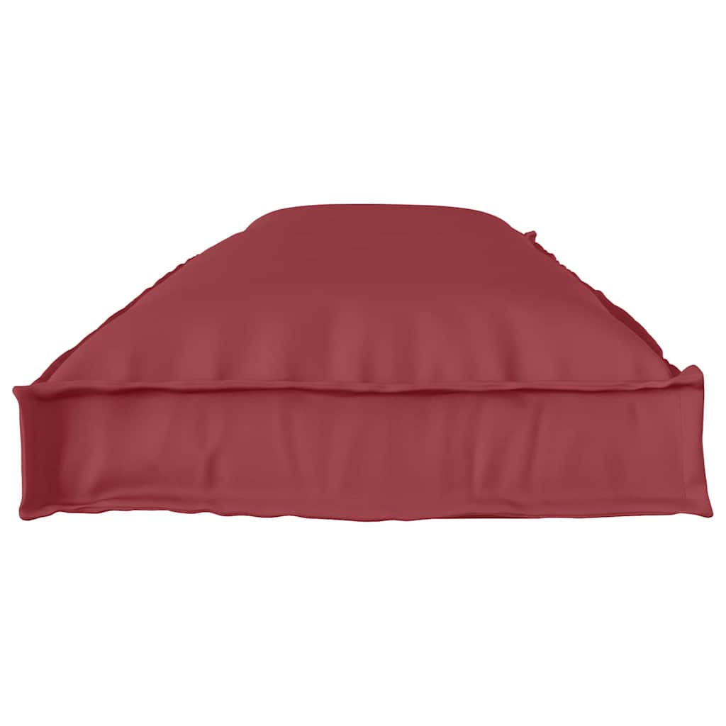 Pallet Cushion Set 2 pcs Wine red 150 x 40 x 8 cm Oxford fabric