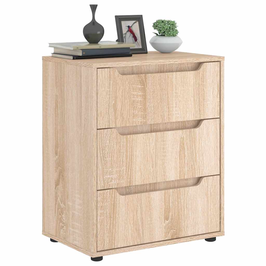 Sideboard VISNES Sonoma Oak 60x40x73 cm Engineered Wood