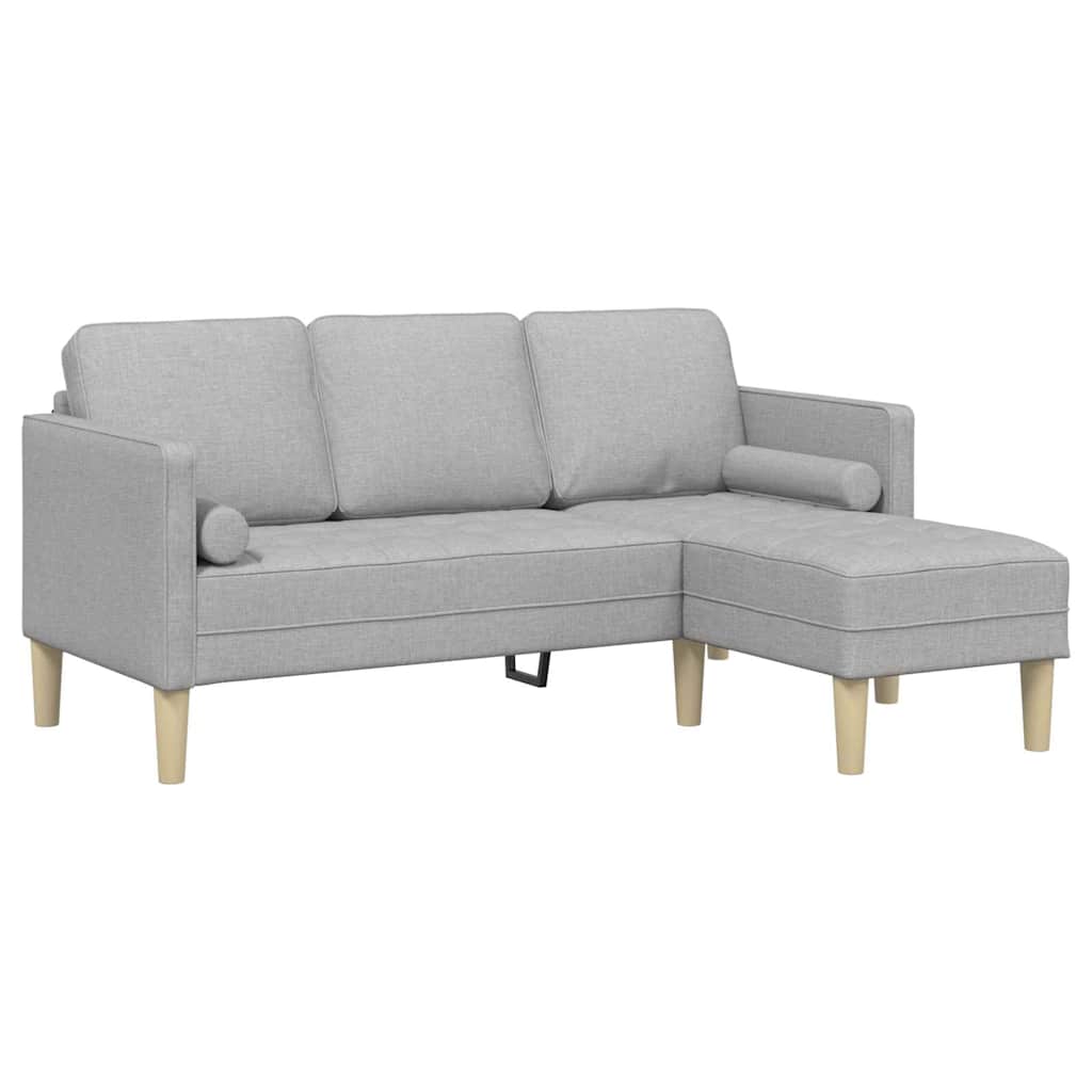 Sofa Set Cloud grey 173 x 131 x 67 cm Fabric